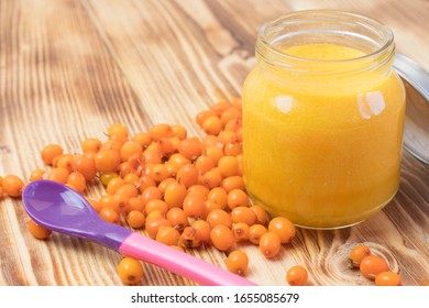 Canned Pumpkin Puree, Copy Space For Your Text