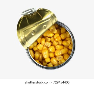 Canned Sweet Corn Tin Can Top Stock Photo (Edit Now) 729454405