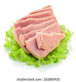 Canned Tuna Chunks With Green Salad