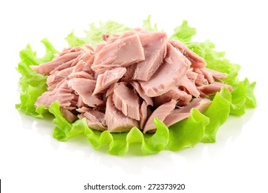 Canned Tuna Chunks With Green Salad