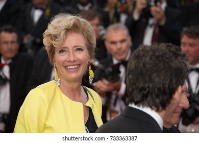 CANNES, FR - May 21, 2017: Emma Thompson At The Premiere For 