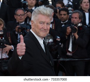 CANNES, FR - May 23, 2017: David Lynch At The 70th Anniversary Gala For The Festival De Cannes
