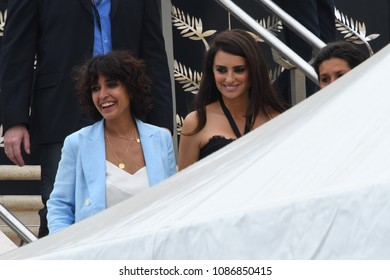 Cannes, France 09,05,2018 Penelope Cruz And Javier Bardem At Cannes