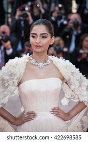 Cannes, France - 16 MAY 2016 - Sonam Kapoor Attends The 'Loving' Premiere At The Annual 69th Cannes Film Festival