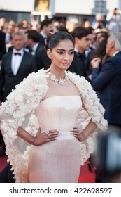 Cannes, France - 16 MAY 2016 - Sonam Kapoor Attends The 'Loving' Premiere At The Annual 69th Cannes Film Festival