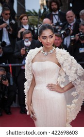 Cannes, France - 16 MAY 2016 - Sonam Kapoor Attends The 'Loving' Premiere At The Annual 69th Cannes Film Festival