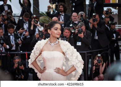 Cannes, France - 16 MAY 2016 - Sonam Kapoor Attends The 'Loving' Premiere At The Annual 69th Cannes Film Festival