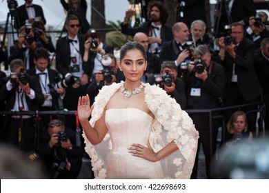 Cannes, France - 16 MAY 2016 - Sonam Kapoor Attends The 'Loving' Premiere At The Annual 69th Cannes Film Festival