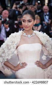 Cannes, France - 16 MAY 2016 - Sonam Kapoor Attends The 'Loving' Premiere At The Annual 69th Cannes Film Festival