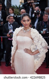 Cannes, France - 16 MAY 2016 - Sonam Kapoor Attends The 'Loving' Premiere At The Annual 69th Cannes Film Festival