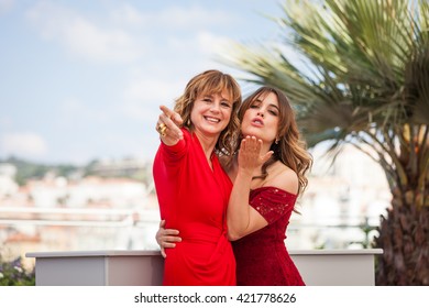 Cannes, France - 17 MAY 2016 - Actresses Emma Suarez And Adriana Ugarte Attend The 'Julieta' Photocall During The 69th Annual Cannes Film Festival