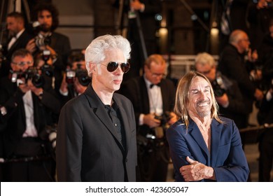 Cannes, France - 19 MAY 2016 - Iggy Pop And Jim Jarmusch Attend The 'Gimme Danger' Premiere During The 69th Annual Cannes Film Festival