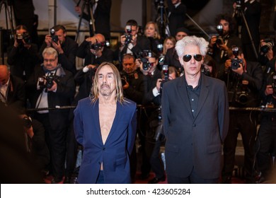 Cannes, France - 19 MAY 2016 - Iggy Pop And Jim Jarmusch Attend The 'Gimme Danger' Premiere During The 69th Annual Cannes Film Festival