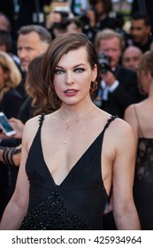 Cannes, France - 20 MAY 2016 - Milla Jovovich attends the screening of 'The Last Face' at the annual 69th Cannes Film Festival at Palais des Festivals
