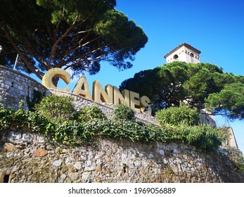 Cannes, France February 2020: Cannes Sign