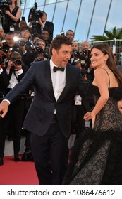 CANNES, FRANCE. May 08, 2018: Penelope Cruz & Javier Bardem At The Gala Screening For 