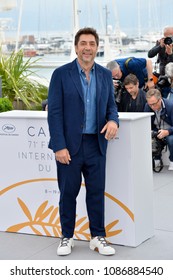 CANNES, FRANCE. May 09, 2018: Javier Bardem At The Photocall For 