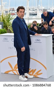 CANNES, FRANCE. May 09, 2018: Javier Bardem At The Photocall For 