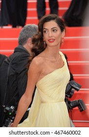 CANNES, FRANCE - MAY 12, 2016: Lawyer Amal Clooney At The Gala Premiere For 