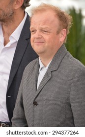 CANNES, FRANCE - MAY 14, 2015: Toby Jones at the photocall for his movie "Tale of Tales" at the 68th Festival de Cannes.
