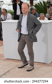 CANNES, FRANCE - MAY 14, 2015: Toby Jones at the photocall for his movie "Tale of Tales" at the 68th Festival de Cannes.