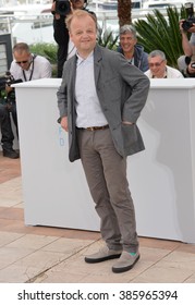 CANNES, FRANCE - MAY 14, 2015: Toby Jones at the photocall for his movie "Tale of Tales" at the 68th Festival de Cannes.