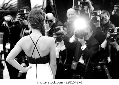 CANNES, FRANCE - MAY 14: Actress Adele Exarchopoulos attends the Opening ceremony during the 67th Cannes Film Festival on May 14, 2014 in Cannes, France.