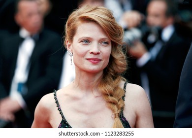 CANNES, FRANCE - MAY 14: Mélanie Thierry Attends The Screening Of 'BlacKkKlansman' During The 71st Cannes Film Festival On May 14, 2018 In Cannes, France. 