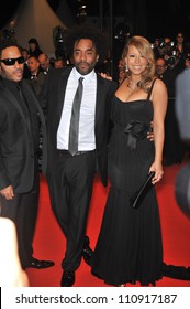 CANNES, FRANCE - MAY 15, 2009: Mariah Carey, Lee Daniels & Lenny Kravitz At The Premiere For Their Movie 