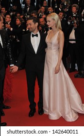 CANNES, FRANCE - MAY 15, 2013: Tobey Maguire & Carey Mulligan At The Premiere Of Their Movie 