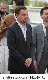 CANNES, FRANCE - MAY 15, 2013: Leonardo DiCaprio At The Photocall For His Movie 