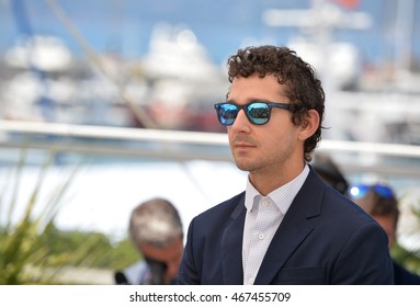 CANNES, FRANCE - MAY 15, 2016: Actor Shia LaBeouf  At The 69th Festival De Cannes.