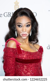 Cannes, France, May 15, 2018, Winnie Harlow attends the De Grisogono Party during the 71st annual Cannes Film Festival in Antibes.