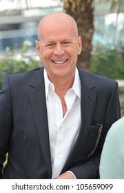 CANNES, FRANCE - MAY 16, 2012: Bruce Willis At The Photocall For His New Movie 