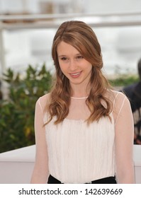 CANNES, FRANCE - MAY 16, 2013: Taissa Fariga At Photocall For Her New Movie 