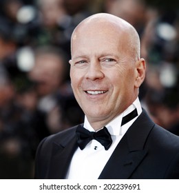 CANNES, FRANCE - MAY 16: Bruce Willis attends the 'Moonrise Kingdom' premiere during the 65th Cannes Film Festival on May 16, 2012 in Cannes, France.