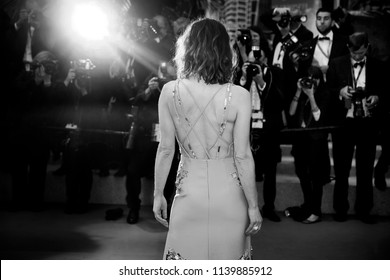 CANNES, FRANCE - MAY 16: Milla Jovovich attends the screening of 'Burning' during the 71st Cannes Film Festival on May 16, 2018 in Cannes, France. 
