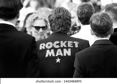 CANNES, FRANCE - MAY 16: Sir Elton John attends the premiere of the movie "Rocketman" during the 72nd Cannes Film Festival on May 16, 2019 in Cannes, France.