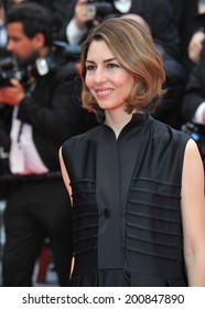 CANNES, FRANCE - MAY 17, 2014: Sofia Coppola At Gala Premiere Of 