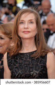 CANNES, FRANCE - MAY 17, 2015: Isabelle Huppert At The Gala Premiere Of 