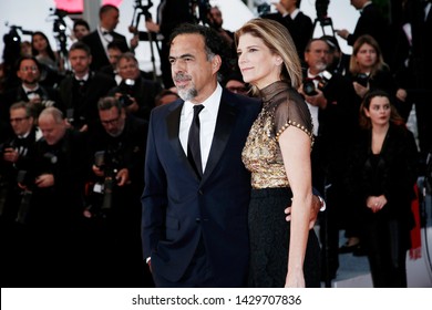 CANNES, FRANCE - MAY 17: Alejandro Gonzalez Inarritu and Maria Eladia Hagerman attend the premiere of the movie "Pain And Glory" during the 72nd Cannes Film Festival on May 17, 2019 in Cannes, France.