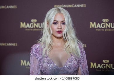 CANNES, FRANCE - MAY 17 : Rita Ora, At The Photocall For The Magnum Beach On May 17, 2019 In Cannes