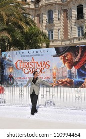 CANNES, FRANCE - MAY 18, 2009: Jim Carrey  Promoting His New Movie Disney's 