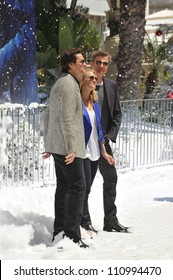 CANNES, FRANCE - MAY 18, 2009: Jim Carrey, Robin Wright Penn & Colin Firth  Promoting Their New Movie Disney's 