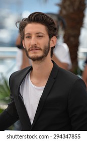 CANNES, FRANCE - MAY 18, 2015: Pierre Niney At The Photocall For His Movie 