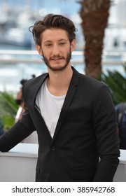 CANNES, FRANCE - MAY 18, 2015: Pierre Niney At The Photocall For His Movie 