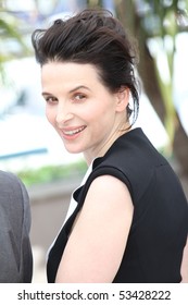 CANNES, FRANCE - MAY 18: Actress Juliette Binoche attends the 'Certified Copy' Photo Call held at the Palais des Festivals during the 63rd  Cannes Film Festival on May 18, 2010 in Cannes, France