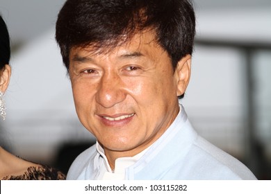 CANNES, FRANCE - MAY 18: Jackie Chan attend the 'Chinese Zodiac' photocall during the 65th Cannes Film Festival at Carlton Hotel on May 18, 2012 in Cannes, France.