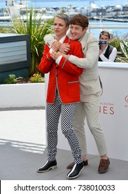 CANNES, FRANCE. May 21, 2017: John Cameron Mitchell & Alex Sharp At The Photocall For 