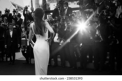 CANNES, FRANCE - MAY 21: Guest  attends 'The Search' Premiere during the 67th Cannes Film Festival on May 21, 2014 in Cannes, France.